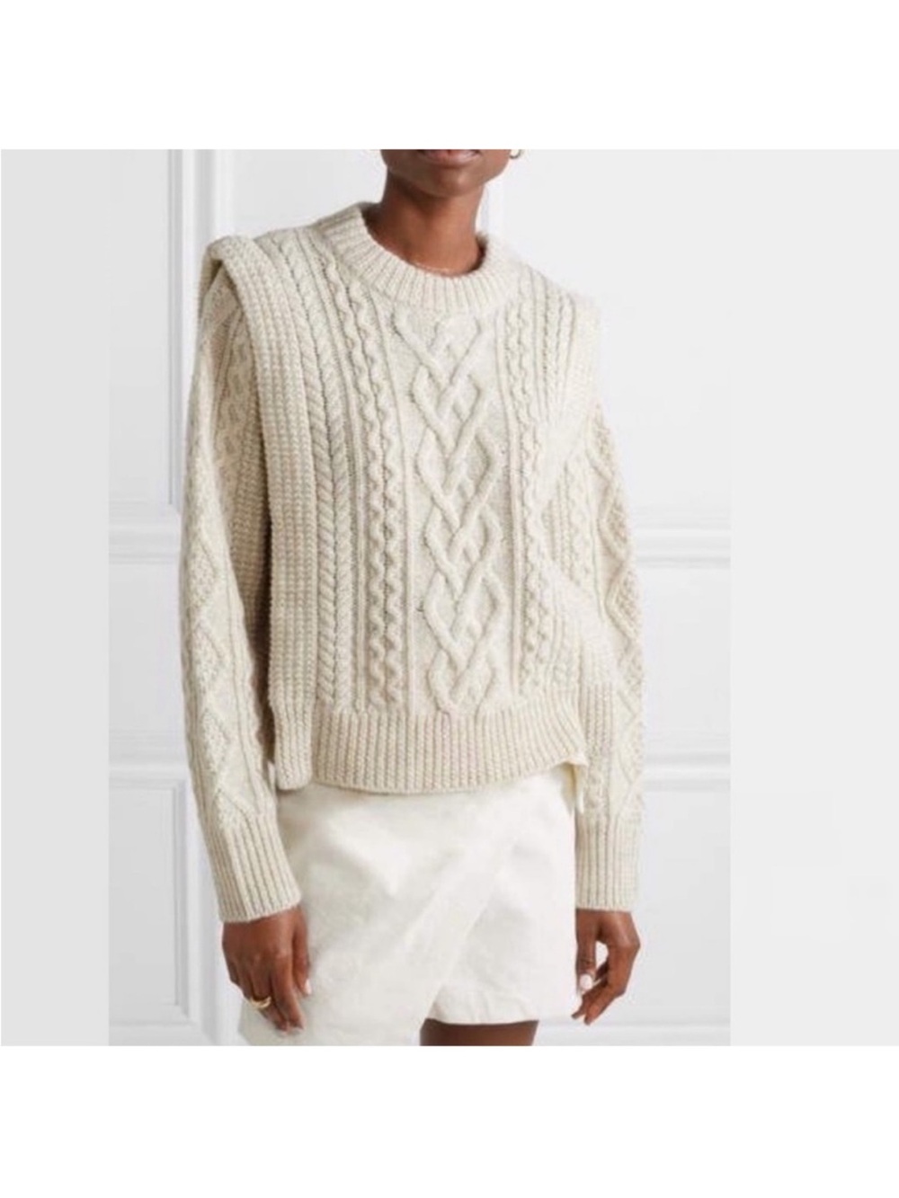 Isabel Marant Etoile Wool Cable Knit Sweater